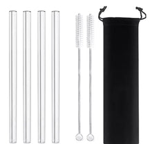 Load image into Gallery viewer, Luxurious Glass Straw - 4pc
